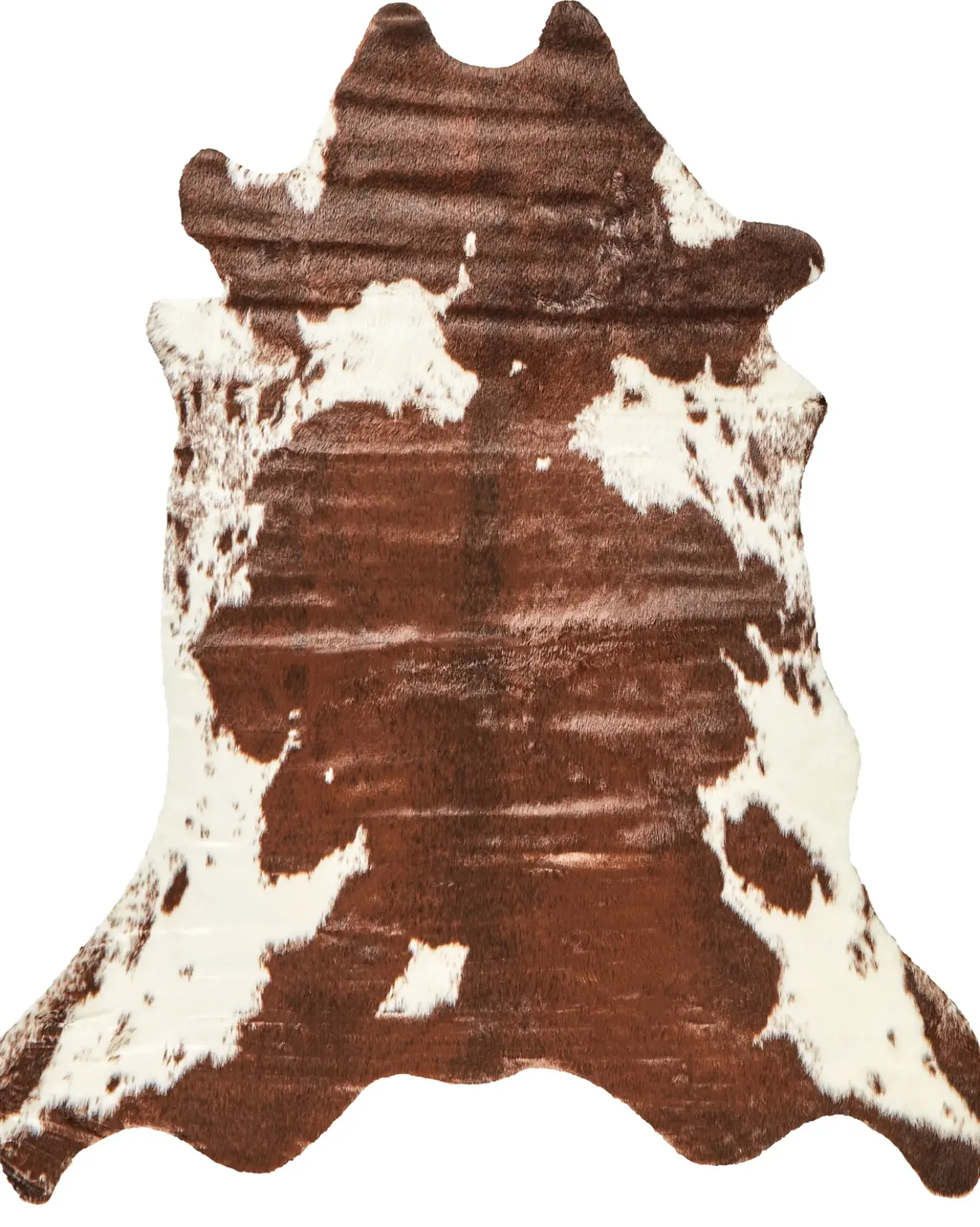 Finta pelle di mucca BOGONG Marrone scuro 130 x 170 cm