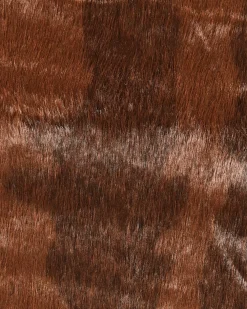 Finta pelle di mucca BOGONG Marrone scuro 130 x 170 cm