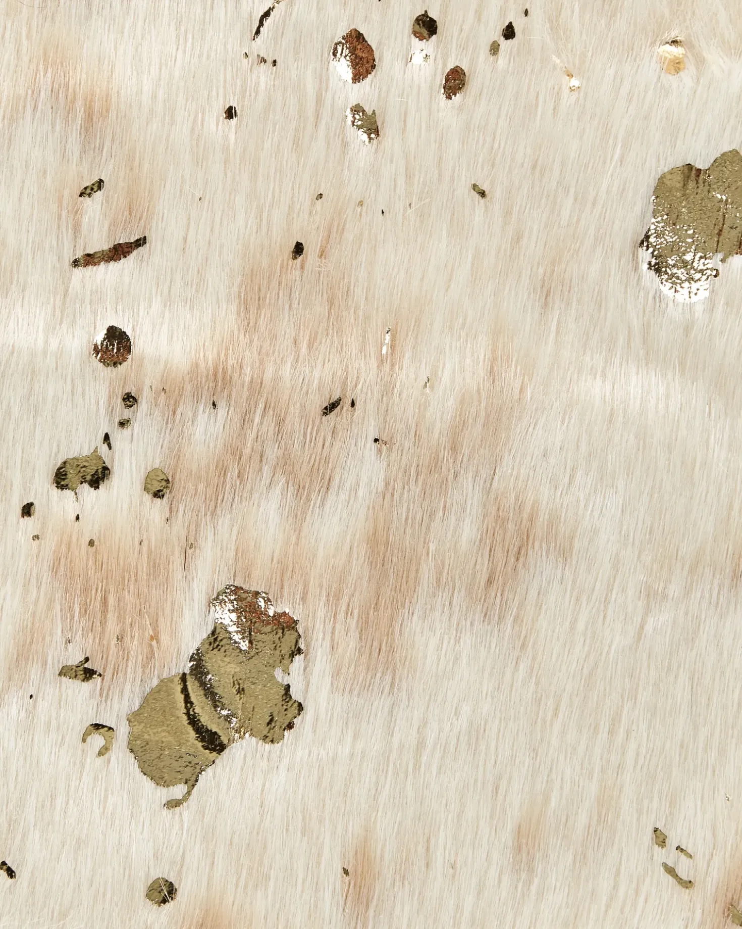 Finta pelle di mucca BOGONG Beige chiaro 130 x 170 cm
