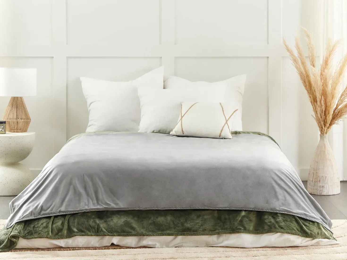 Fodera per coperta ponderata 1000 RHEA 135 x 200 cm Grigio