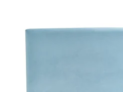 Fodera per struttura letto Velluto FITOU 90 x 200 cm Azzurro