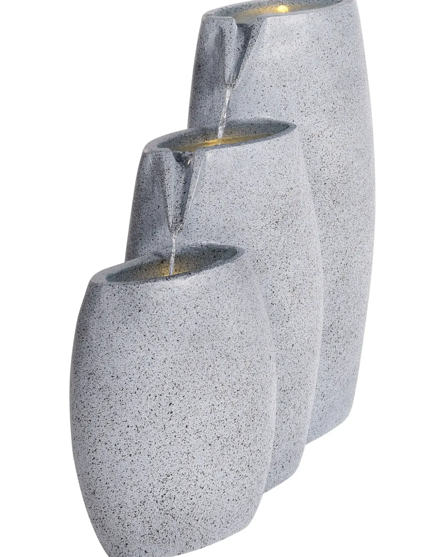 Fontana da giardino ARKLE LED Grigio