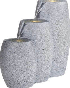 Fontana da giardino ARKLE LED Grigio