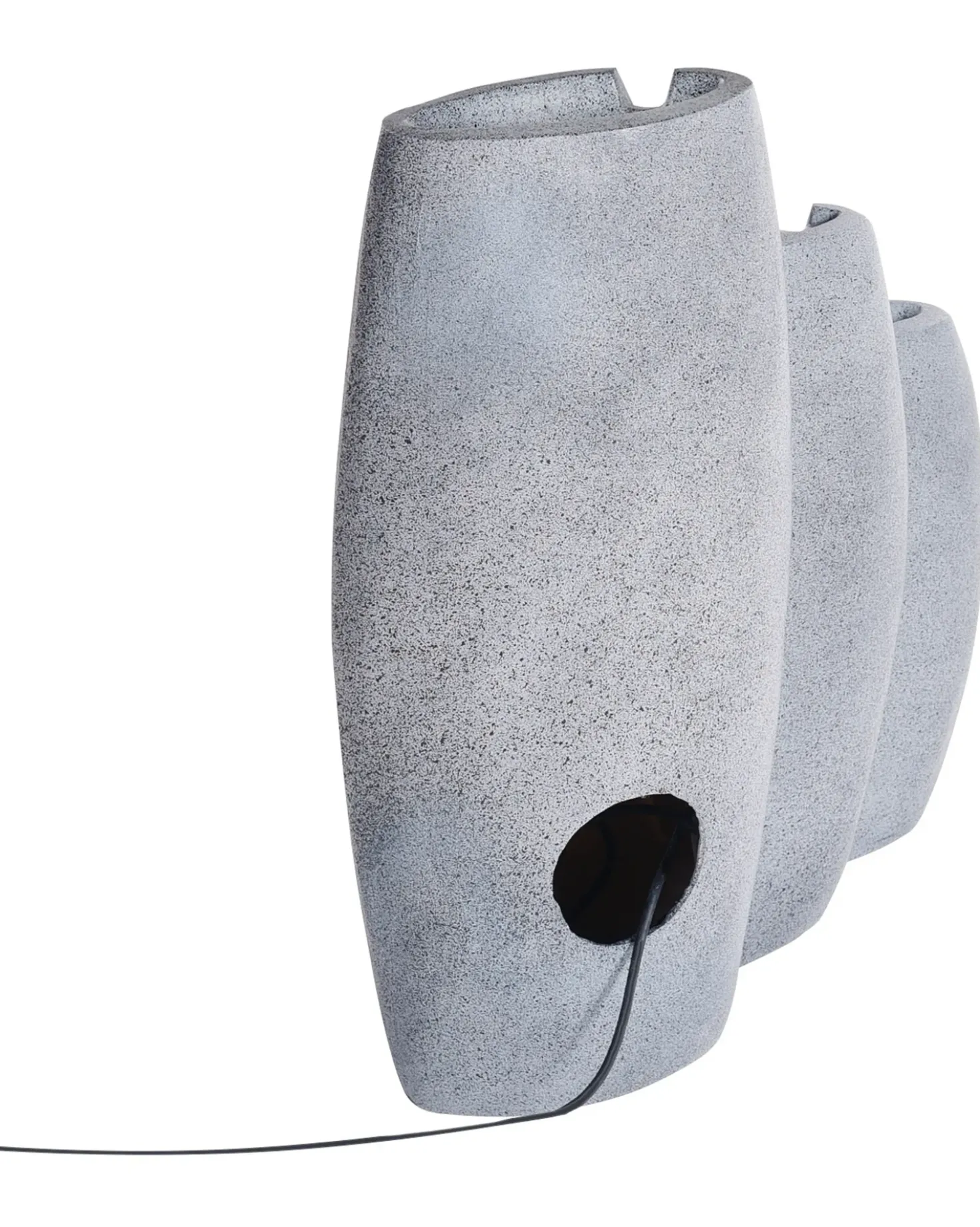 Fontana da giardino ARKLE LED Grigio