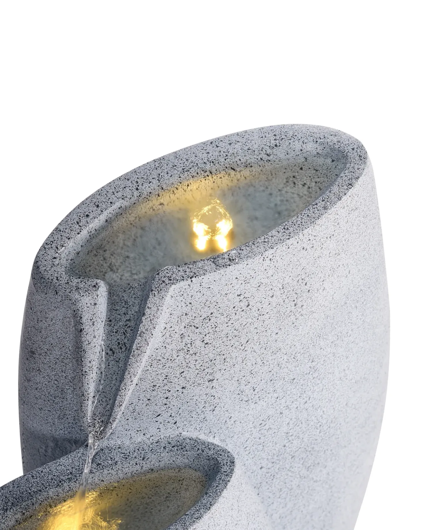 Fontana da giardino ARKLE LED Grigio