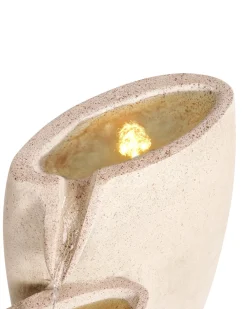 Fontana da giardino ARKLE LED Beige