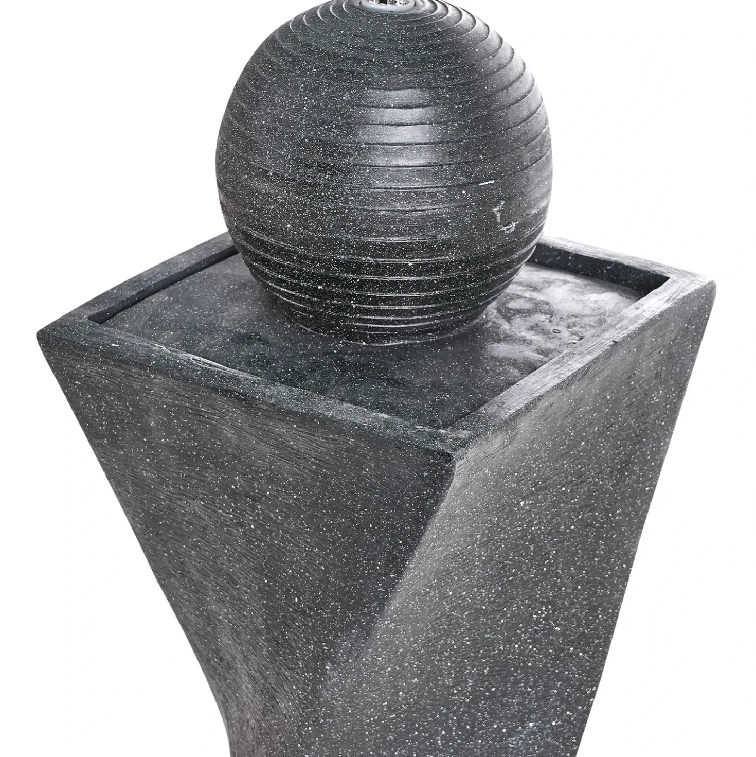 Fontana da giardino LED ACQUACHETA Grigio grafite