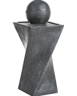 Fontana da giardino LED ACQUACHETA Grigio grafite