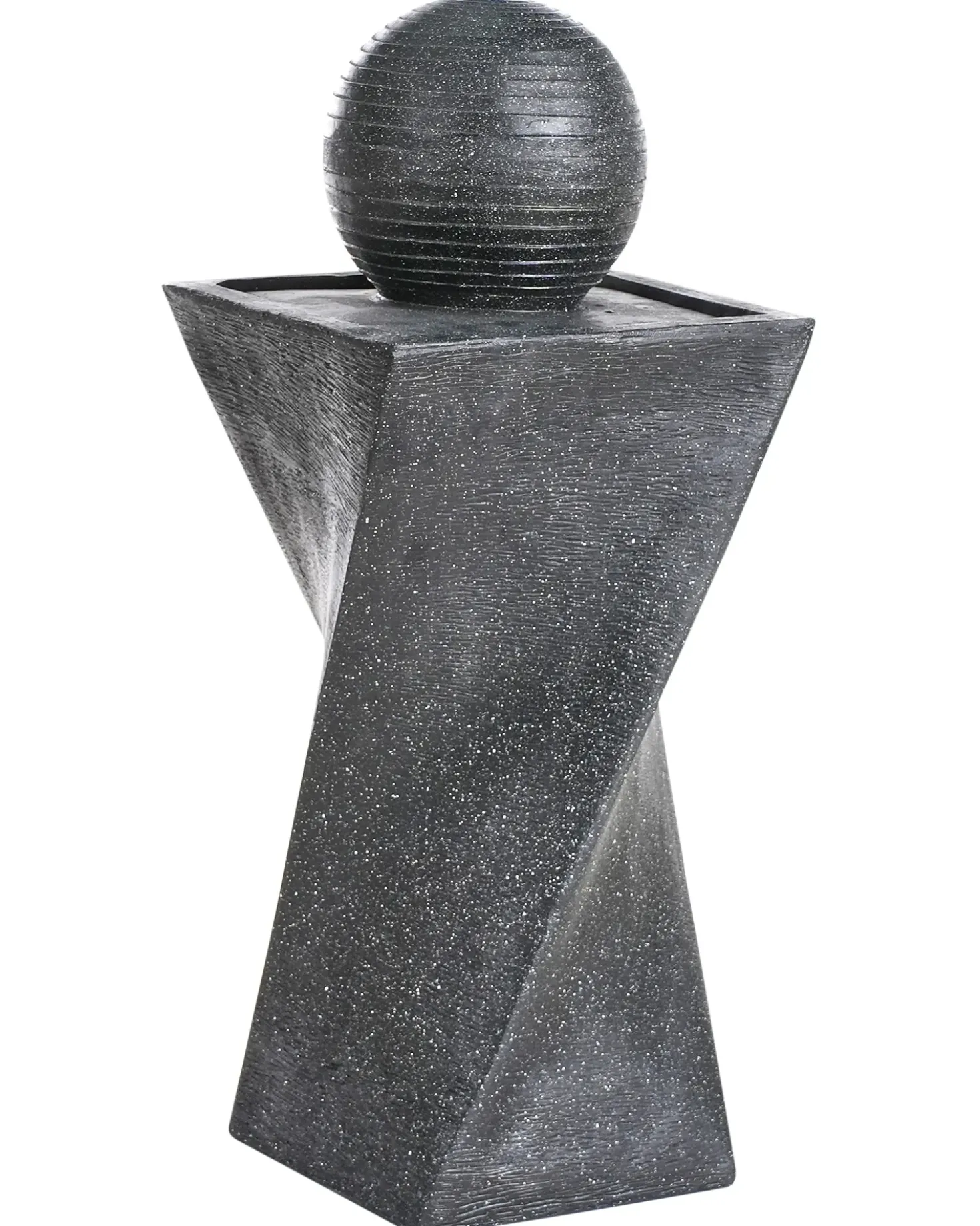 Fontana da giardino LED ACQUACHETA Grigio grafite