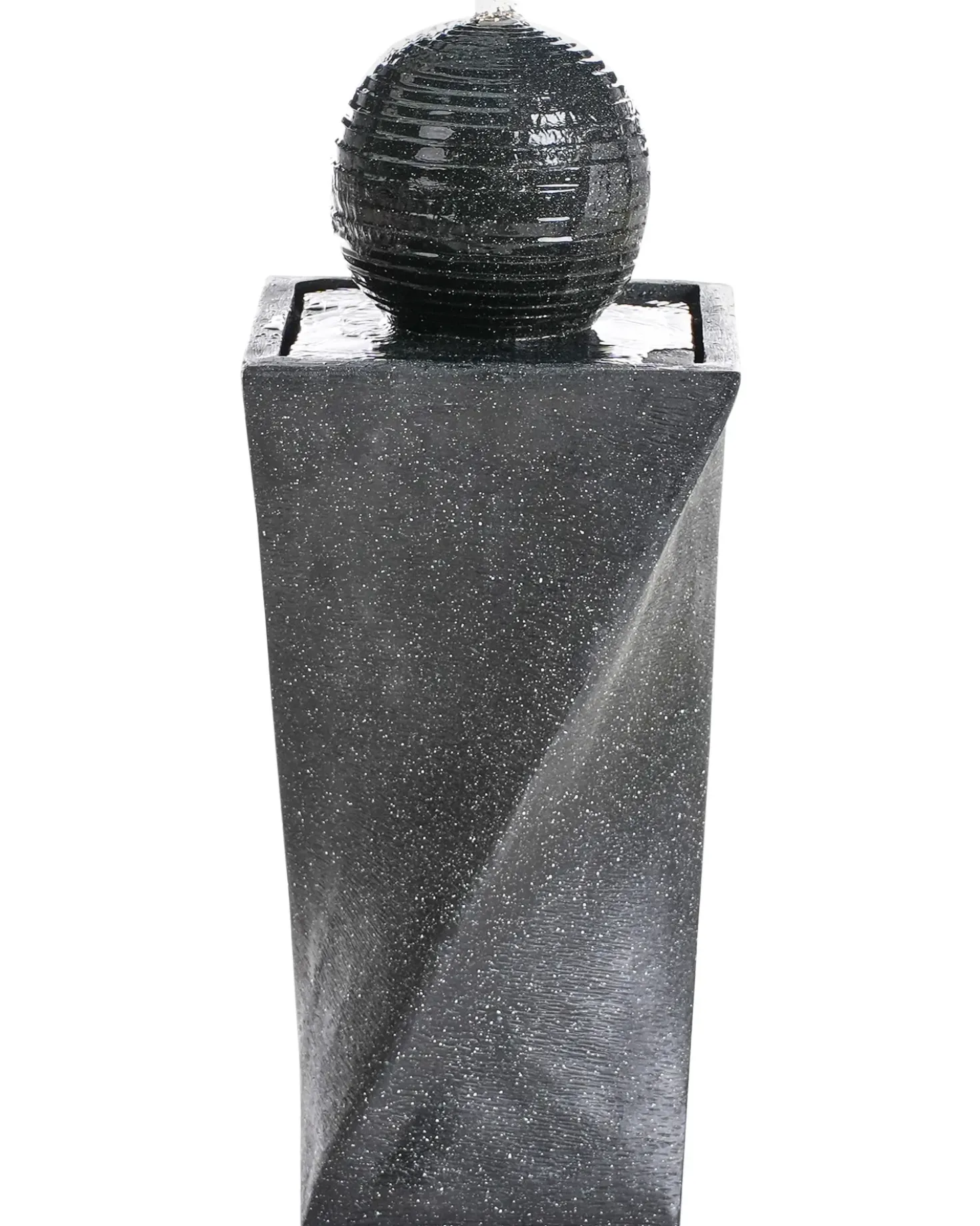 Fontana da giardino LED ACQUACHETA Grigio grafite