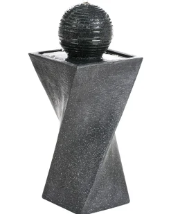 Fontana da giardino LED ACQUACHETA Grigio grafite