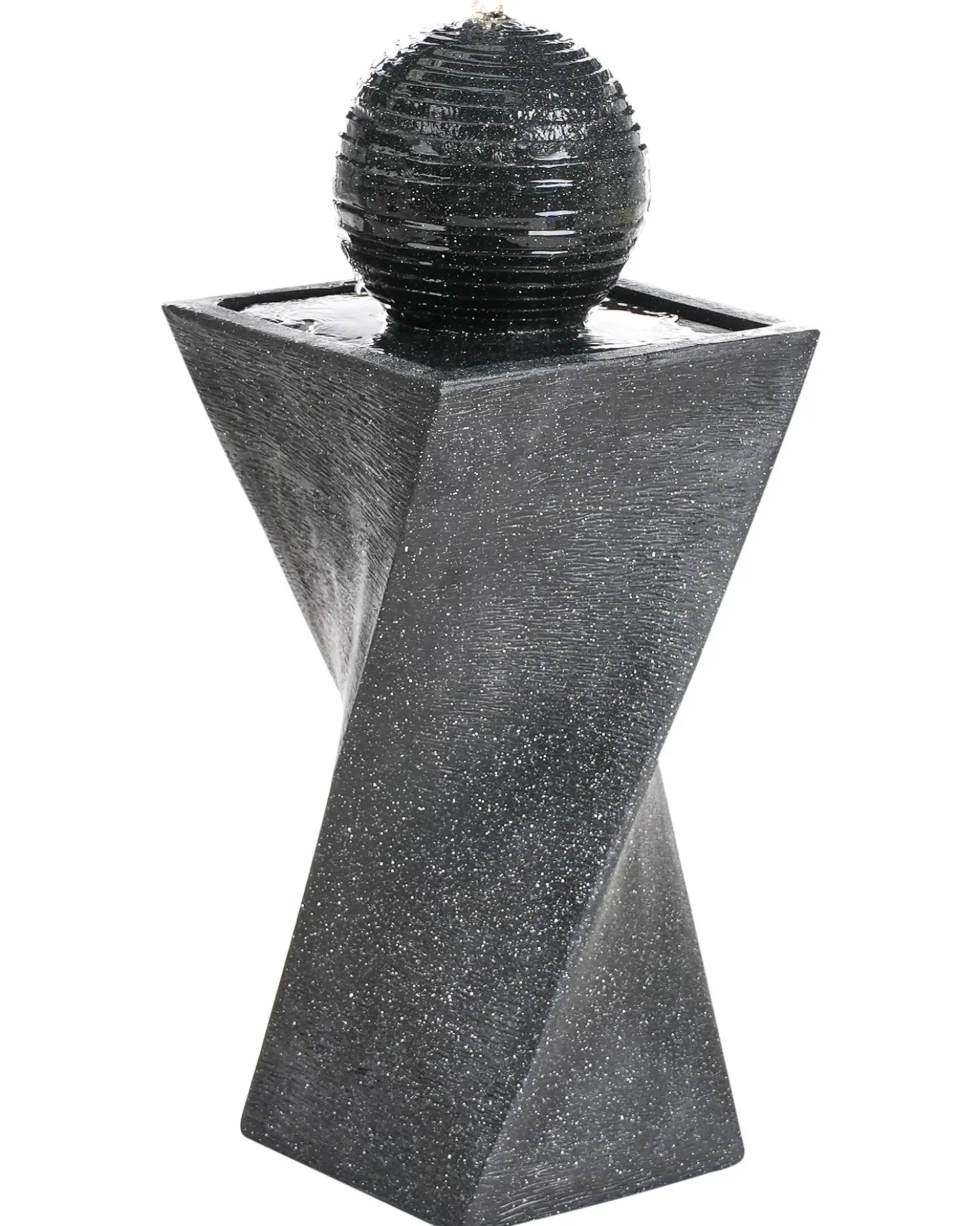 Fontana da giardino LED ACQUACHETA Grigio grafite