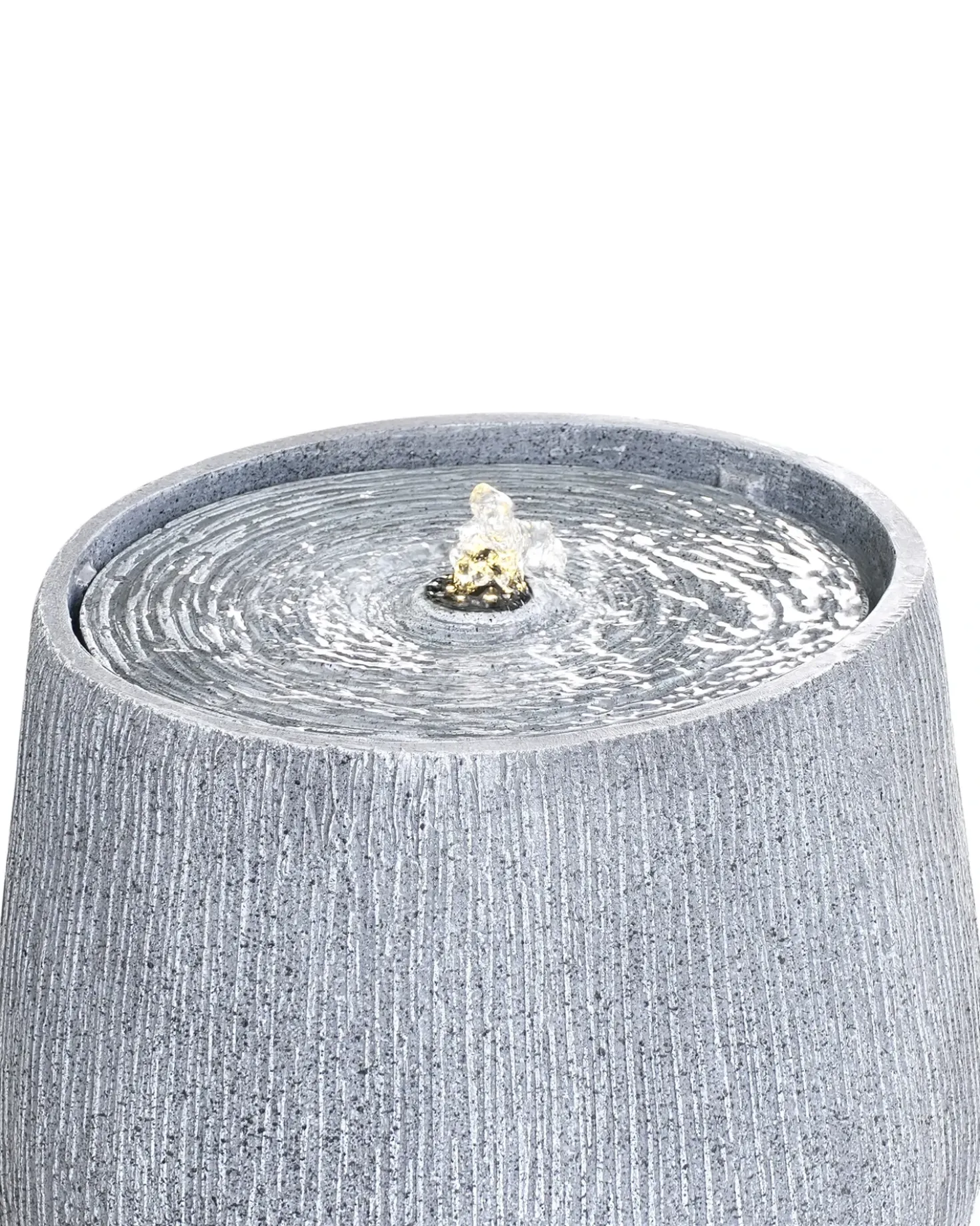 Fontana da giardino LED CASCATA Grigio