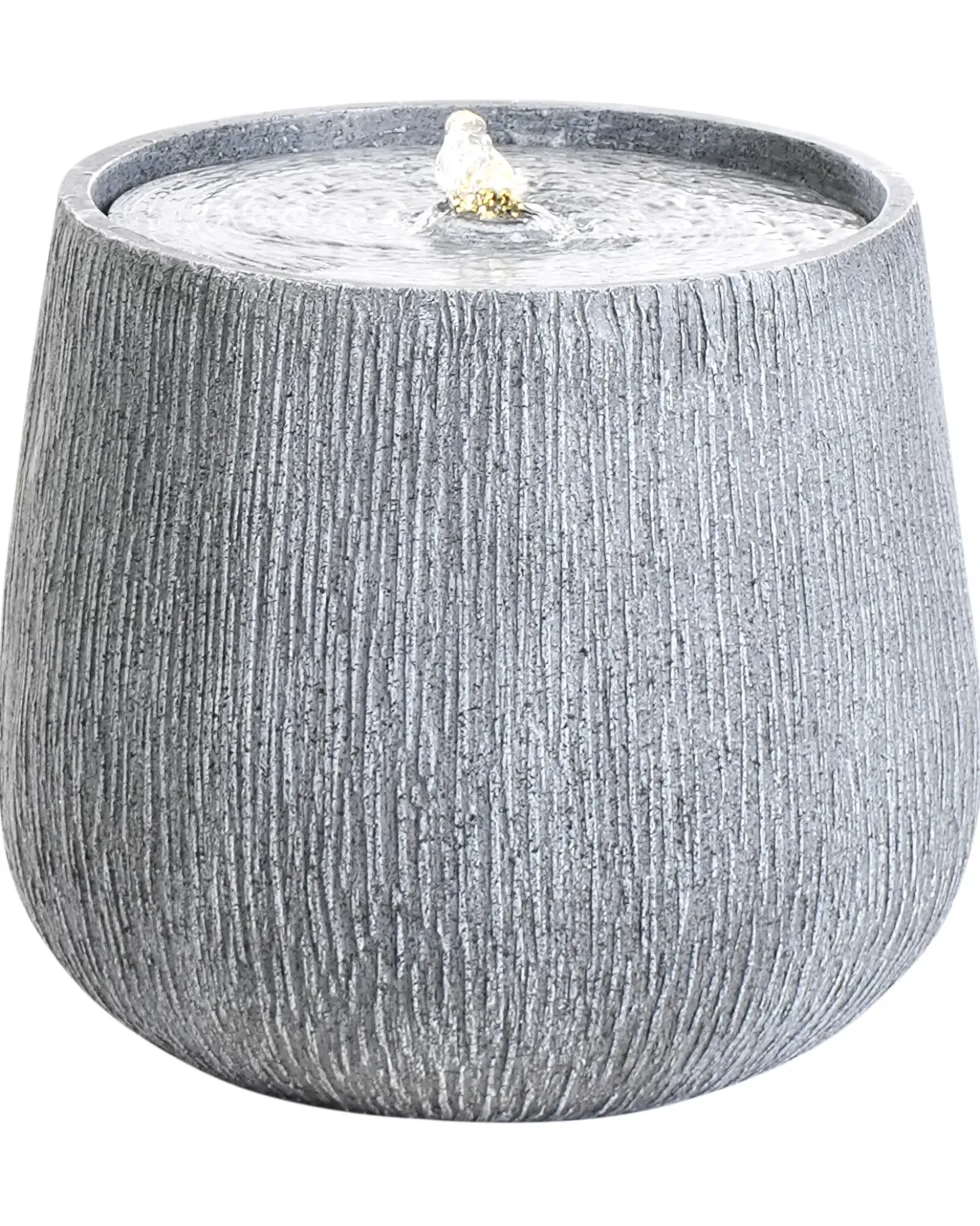 Fontana da giardino LED CASCATA Grigio