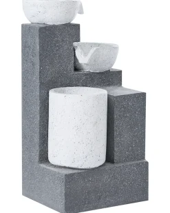 Fontana da giardino LED NAGAMI Grigio