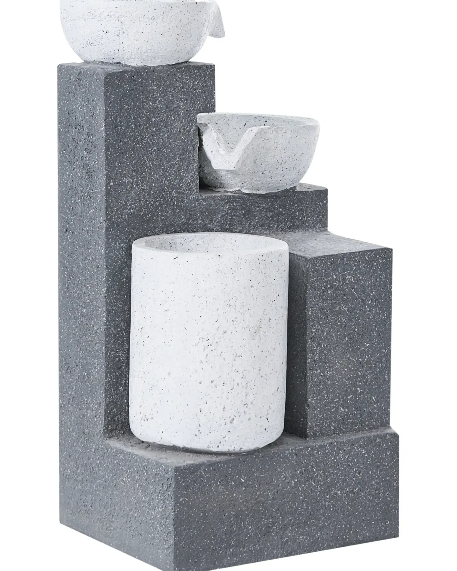 Fontana da giardino LED NAGAMI Grigio