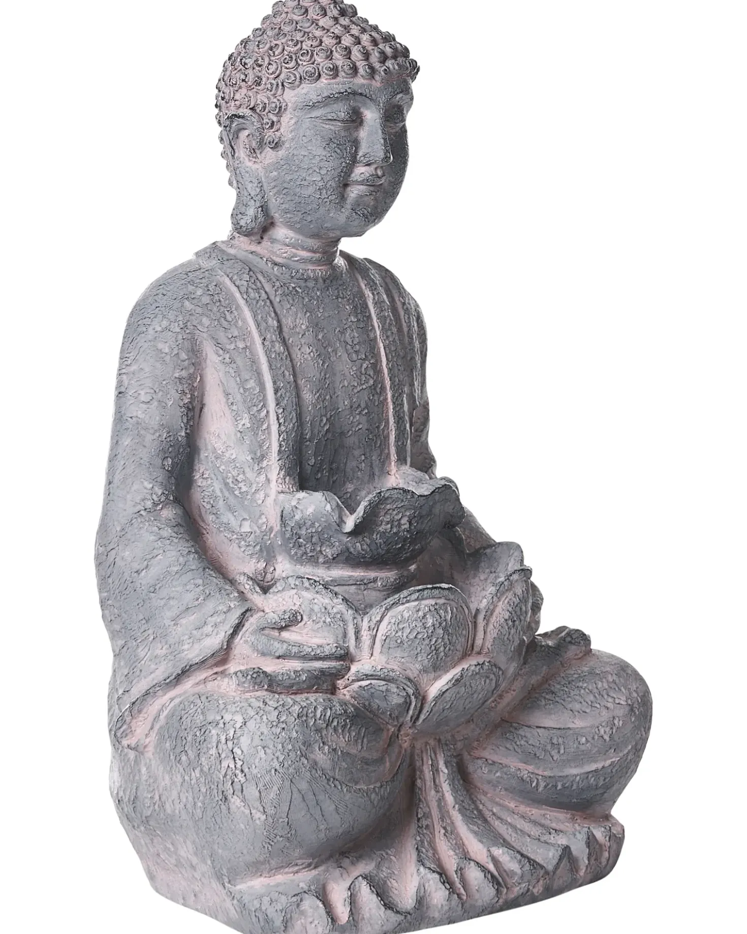 Fontana da giardino LED URLANTE Buddha Grigio