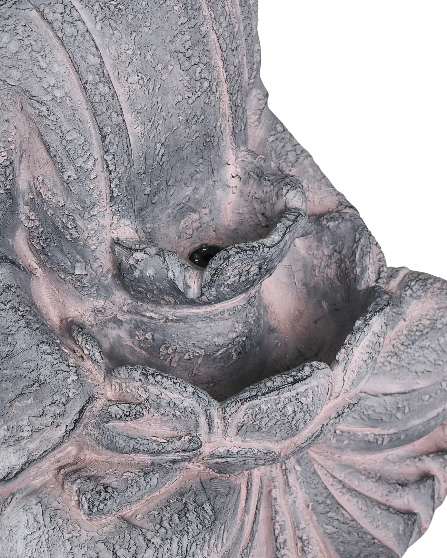 Fontana da giardino LED URLANTE Buddha Grigio