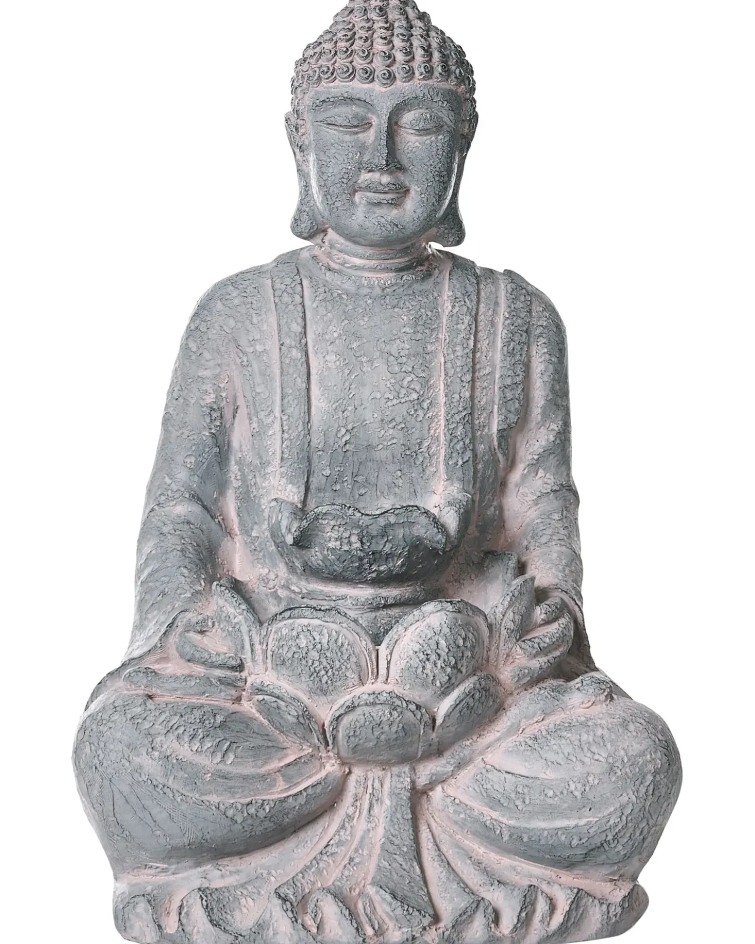 Fontana da giardino LED URLANTE Buddha Grigio
