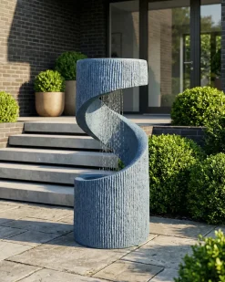 Fontana da giardino LED WINX Grigio