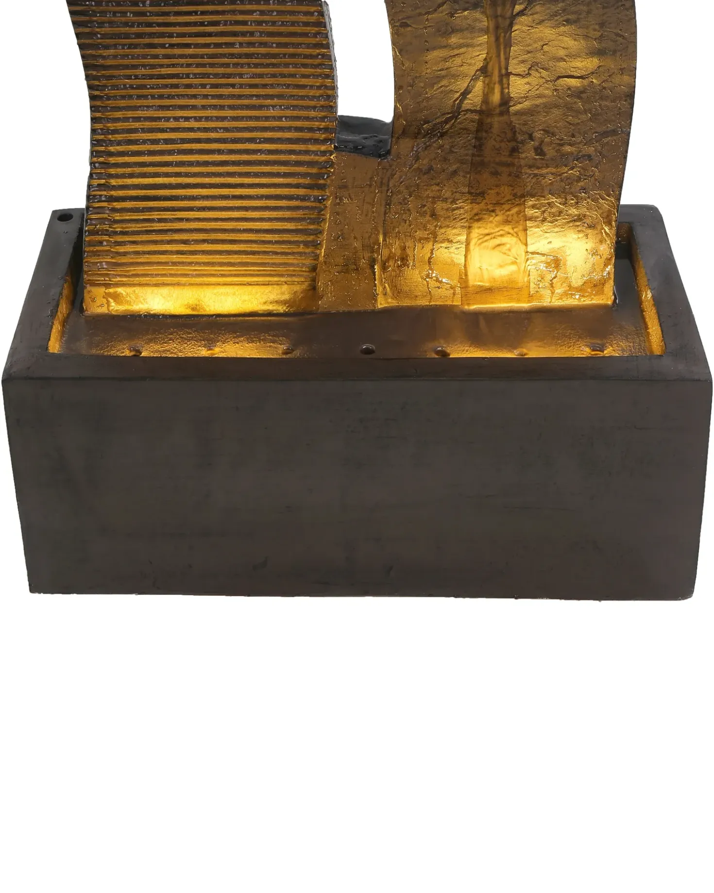 Fontana da giardino SUNLINE LED Marrone
