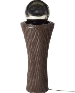 Fontana da giardino ZENYATTA LED Marrone