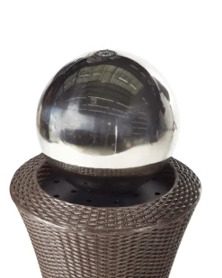 Fontana da giardino ZENYATTA LED Marrone