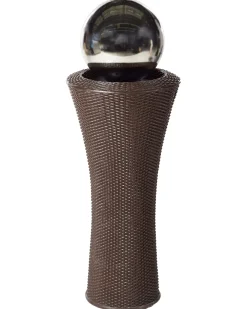 Fontana da giardino ZENYATTA LED Marrone