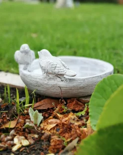 Fontana per uccelli MAMOU Uccello Grigio