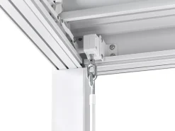 Gazebo FORNOLI Metallo 296 cm 296 cm Bianco