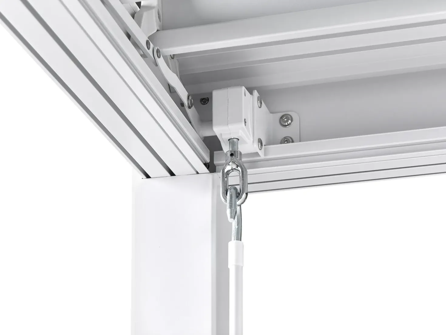 Gazebo FORNOLI Metallo 296 cm 296 cm Bianco