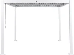 Gazebo FORNOLI Metallo 296 cm 296 cm Bianco