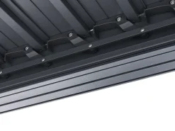 Gazebo FORNOLI Metallo 296 cm 296 cm Nero