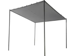 Gazebo VIMINO Metallo 282 cm 294 cm Grigio scuro