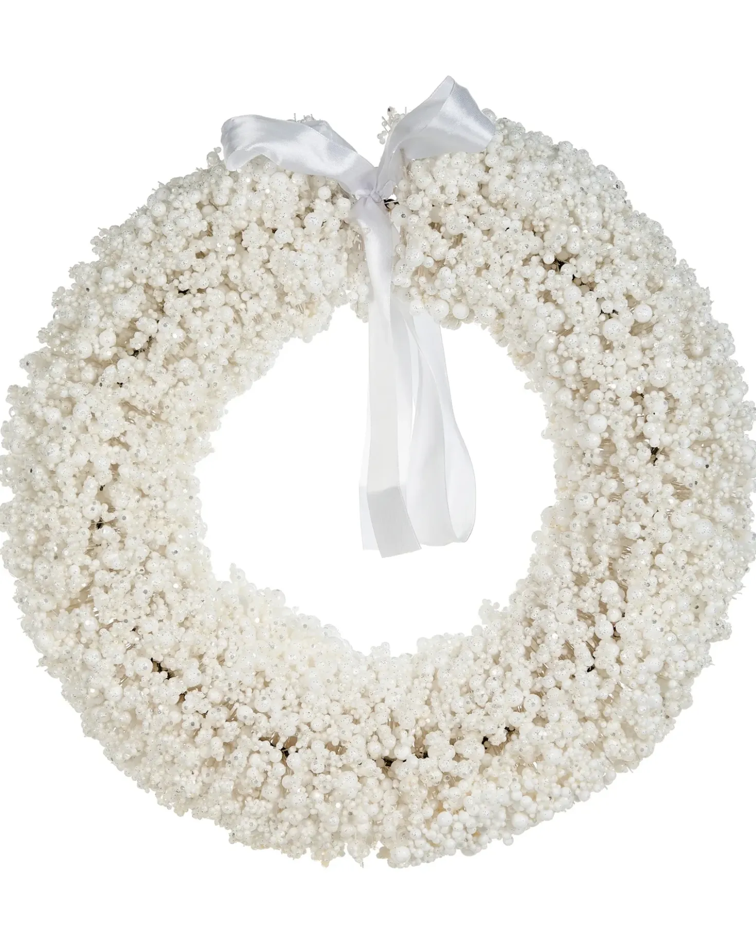 Ghirlanda di Natale ARESJON Bianco 40 cm
