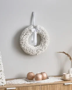 Ghirlanda di Natale ARESJON Bianco 40 cm