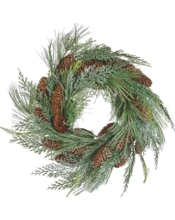 Ghirlanda di Natale ASTURIA Verde 34 cm
