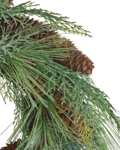 Ghirlanda di Natale ASTURIA Verde 34 cm