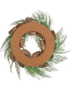 Ghirlanda di Natale ASTURIA Verde 34 cm