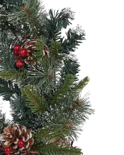 Ghirlanda di Natale LED PAIMIO Verde 60 cm
