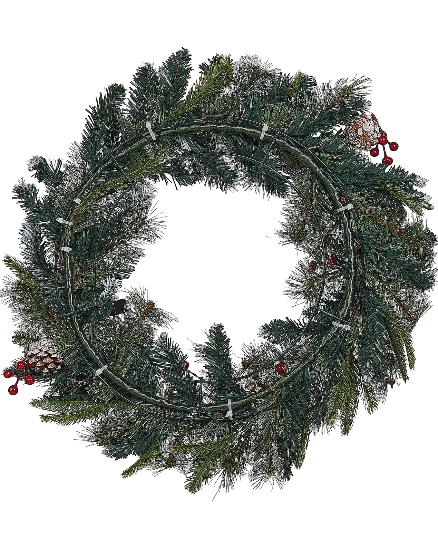 Ghirlanda di Natale LED PAIMIO Verde 60 cm