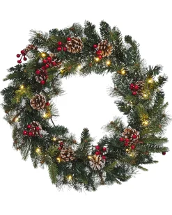 Ghirlanda di Natale LED PAIMIO Verde 60 cm