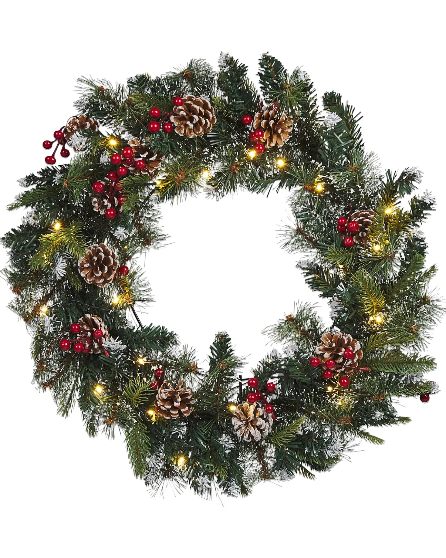 Ghirlanda di Natale LED PAIMIO Verde 60 cm