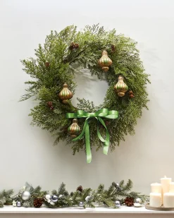 Ghirlanda di Natale PANRUN Verde 70 cm