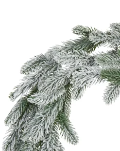 Ghirlanda natalizia innevata LED ALBINI Verde 45 cm