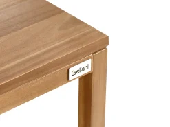 Isola per cucina esterna con lavello VENOSA Legno d'acacia Marrone/Argento