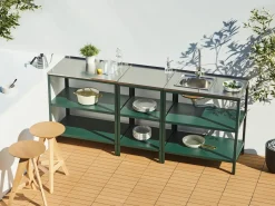 Isola per cucina esterna VILAMA Verde