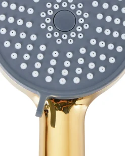 Kit doccia con soffione e flessibile SURIPA 3 Funzioni Oro