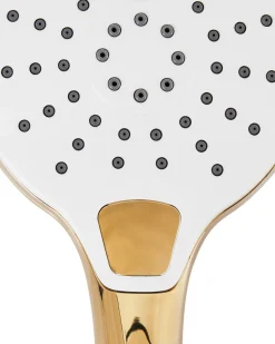 Kit doccia con soffione e flessibile IQUIRA 4 Funzioni Oro