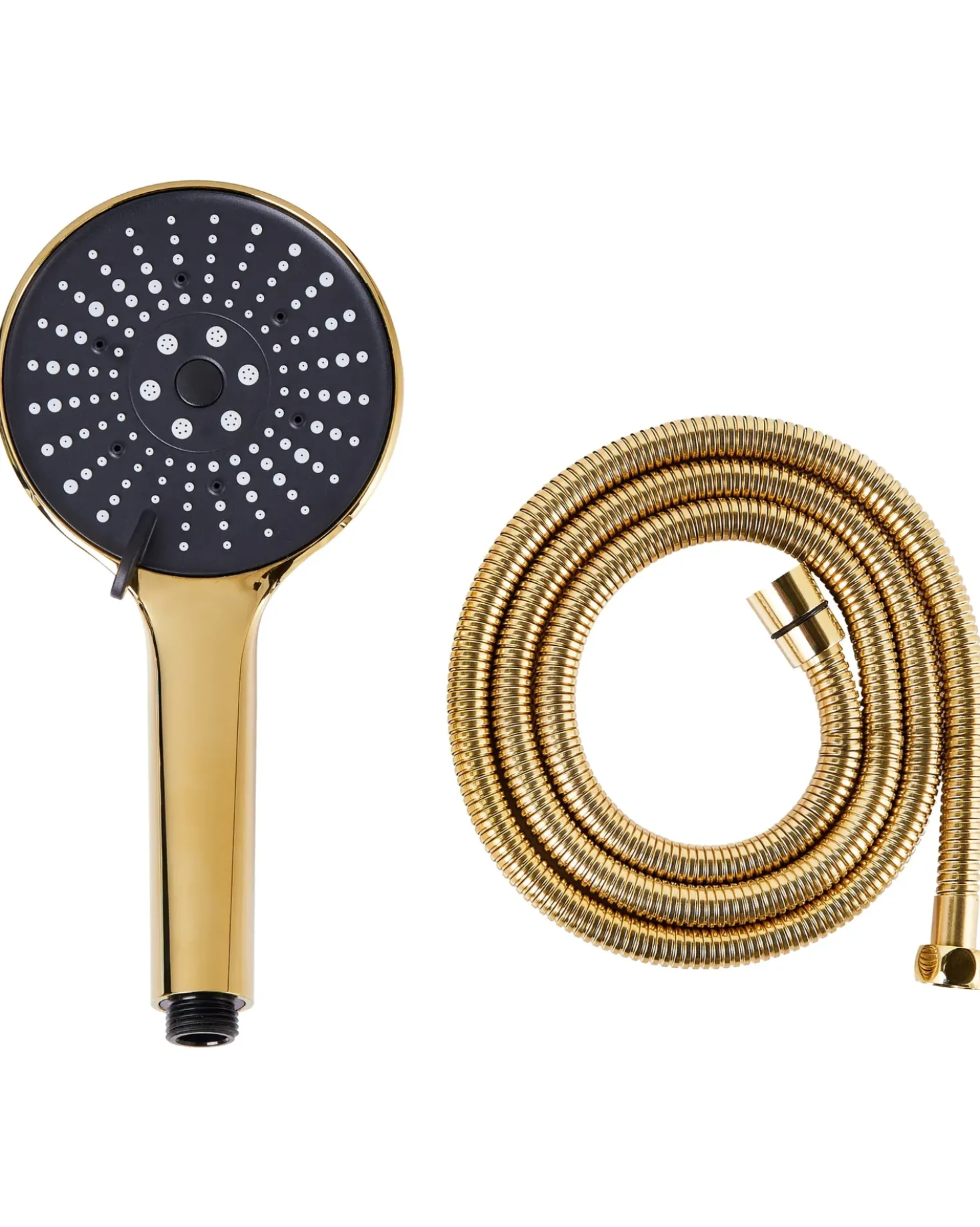 Kit doccia con soffione e flessibile MAPIRI 6 Funzioni Oro
